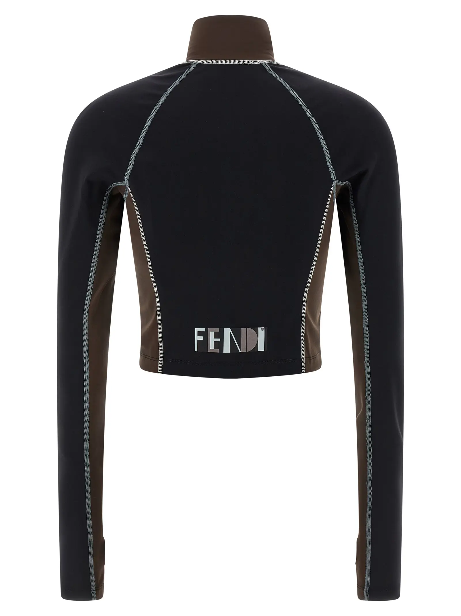 Топ Color Block Fendi Чорний 2 'Color Block' top FAF370AT93F0D9F FENDI Black