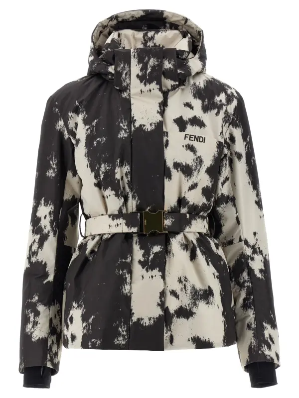 'Frosted Fauna' ski jacket FENDI Multicolor