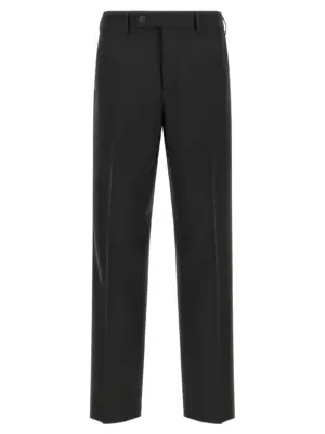 Gabardine trousers FENDI Black