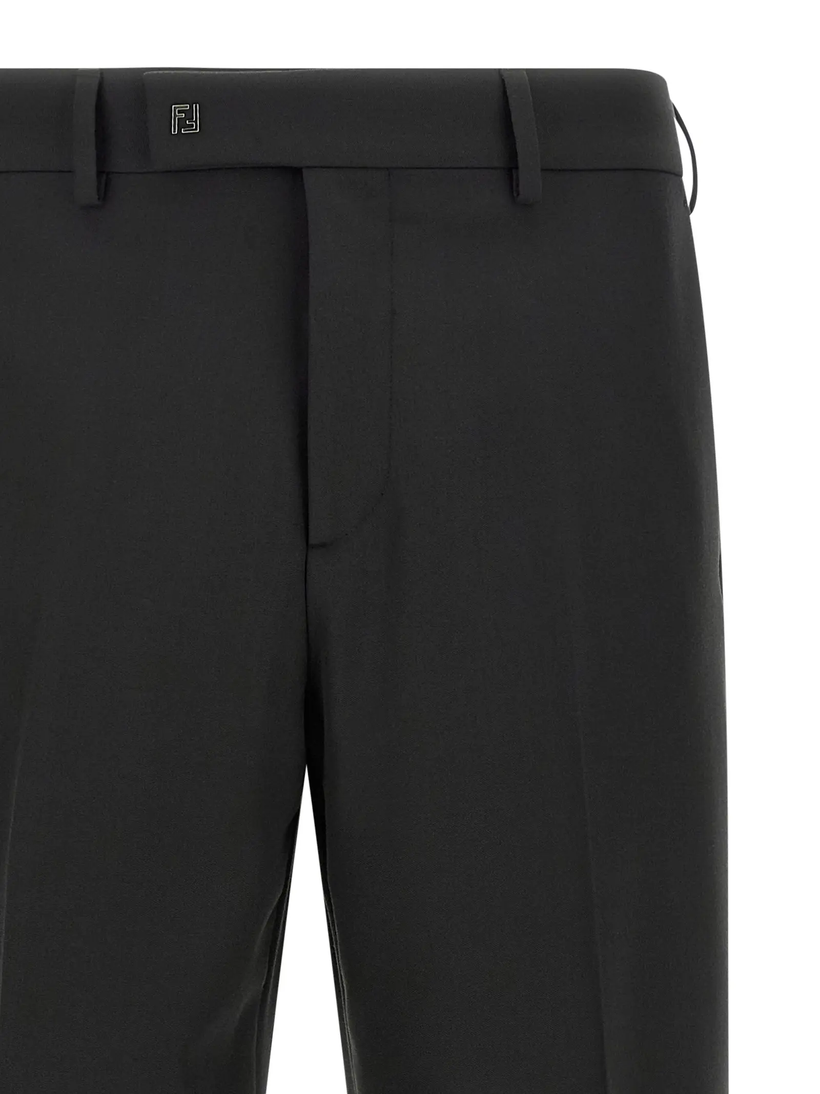 Штани Gabardine Fendi Чорні 3 Gabardine trousers Man FENDI Black