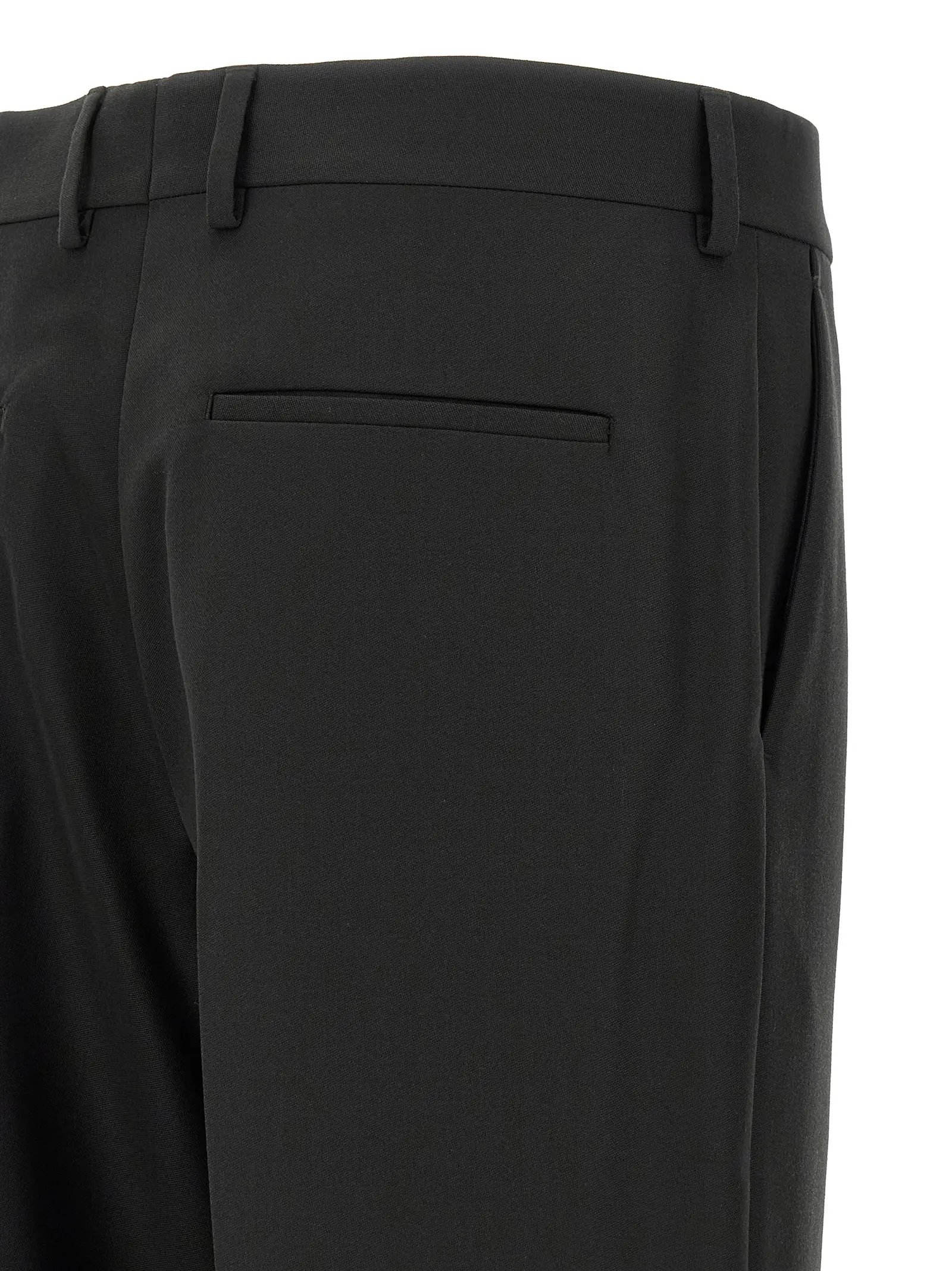 Штани Gabardine Fendi Чорні 4 Gabardine trousers 100% virgin wool FENDI Black