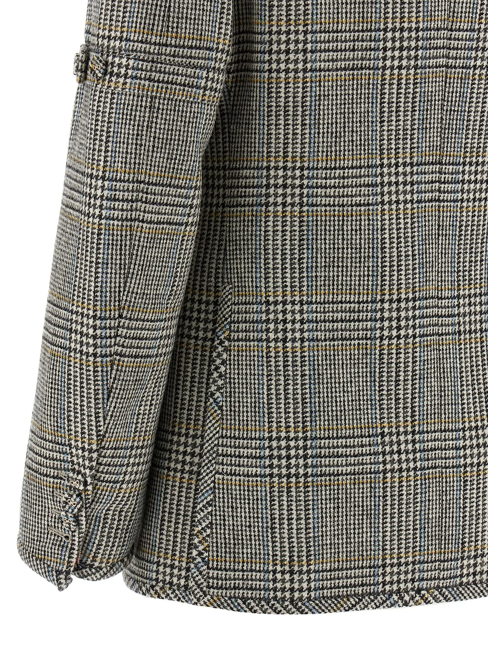 Піджак Prince of Wales Thom Browne Багатокольоровий 4 Prince of Wales blazer 100% wool THOM BROWNE Multicolor