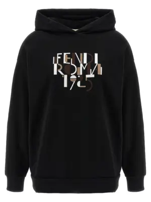 'Fendi Roma' sweatshirt FENDI Black