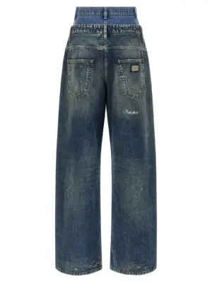 Double layer jeans FTDGSDG8OH5S9001 DOLCE & GABBANA Blue