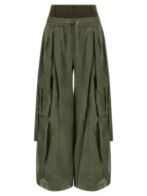 Double layer cargo pants DOLCE & GABBANA Green