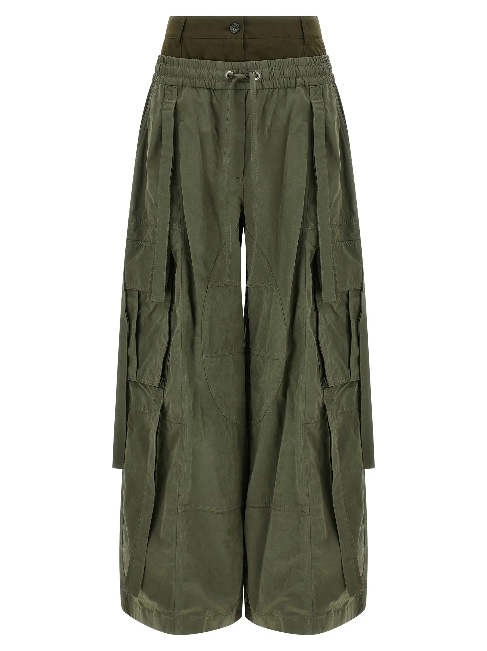Штани Double layer cargo Dolce Gabbana Зелені 1 Double layer cargo pants DOLCE & GABBANA Green