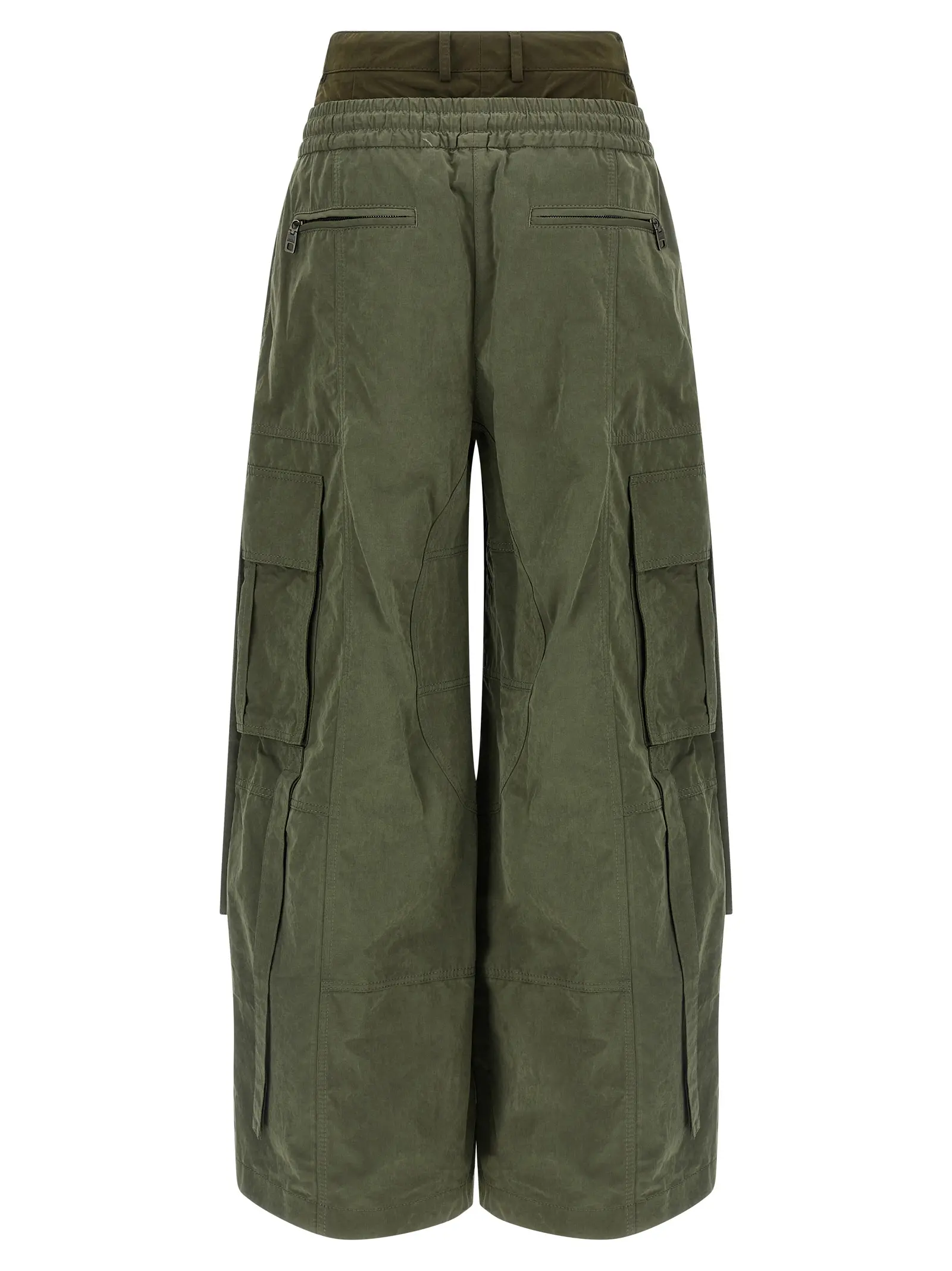 Штани Double layer cargo Dolce Gabbana Зелені 2 Double layer cargo pants FTDGXTHUMS8N3644 DOLCE & GABBANA Green
