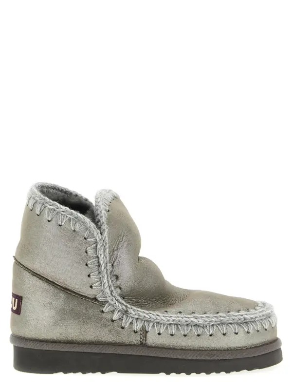'Eskimo 18' ankle boots MOU Silver