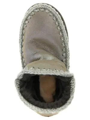 'Eskimo 18' ankle boots 100% sheepskin leather (Ovis Aries) MOU Silver