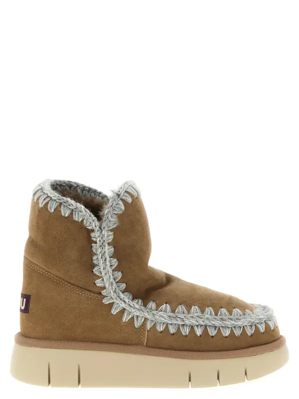 'Eskimo 18 Bounce suede' ankle boots MOU Beige