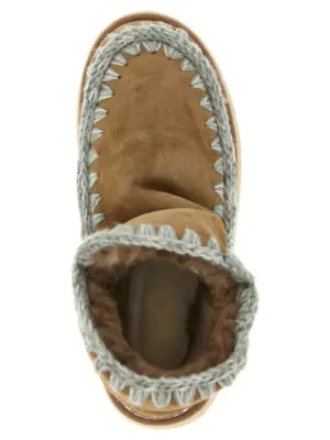 'Eskimo 18 Bounce suede' ankle boots 100% sheepskin leather (Ovis Aries) MOU Beige