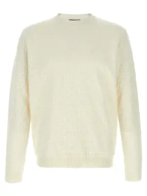 'Zucca' sweater FENDI White