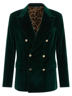 'Sicilia Light' blazer DOLCE & GABBANA Green