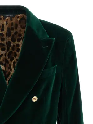 'Sicilia Light' blazer Man DOLCE & GABBANA Green