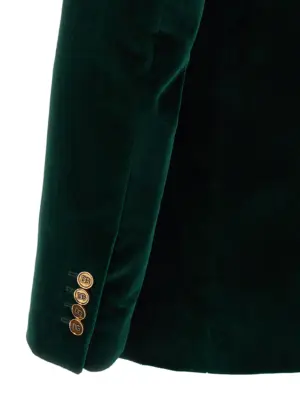 'Sicilia Light' blazer 100% cotton DOLCE & GABBANA Green