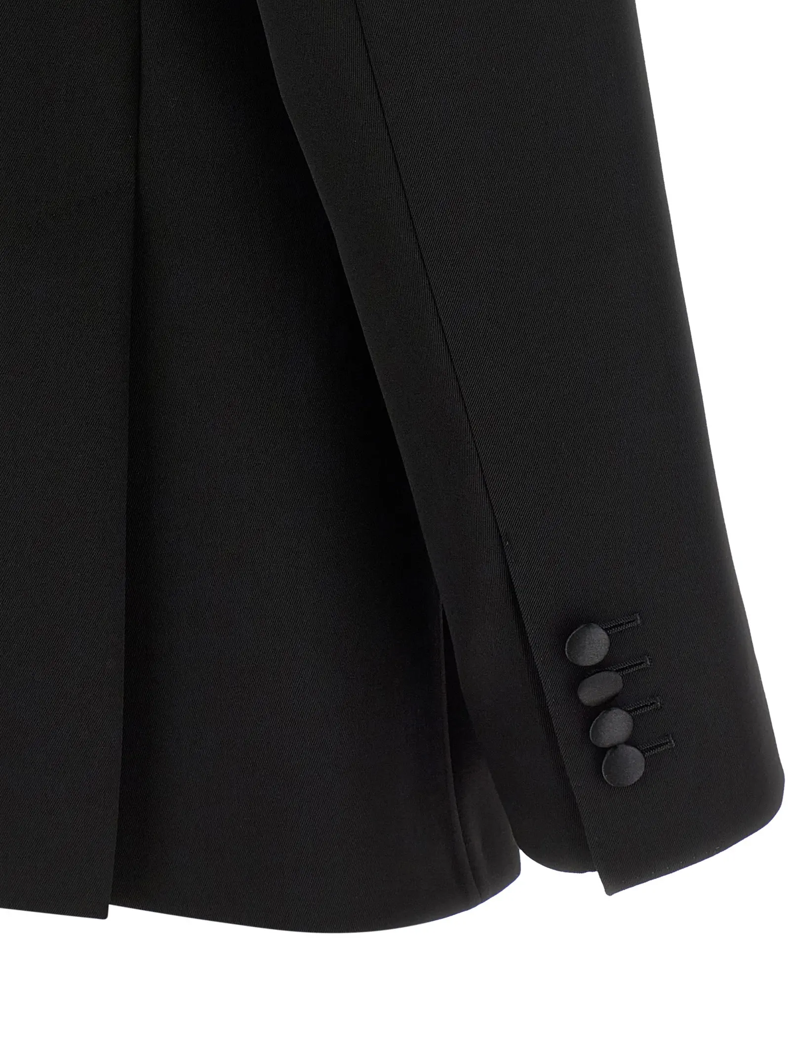 Піджак двобортний Tailored Dolce Gabbana Чорний 4 Tailored double-breasted blazer 3% PL 12% SE 85% WV DOLCE & GABBANA Black