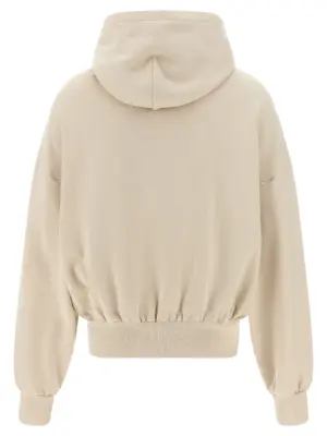 Logo print hoodie G9BJGTG7PLOM2037 DOLCE & GABBANA Beige