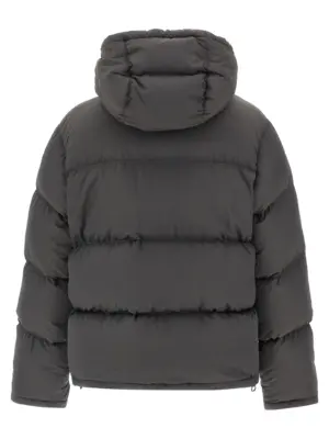 Logo patch down jacket Man DOLCE & GABBANA Gray