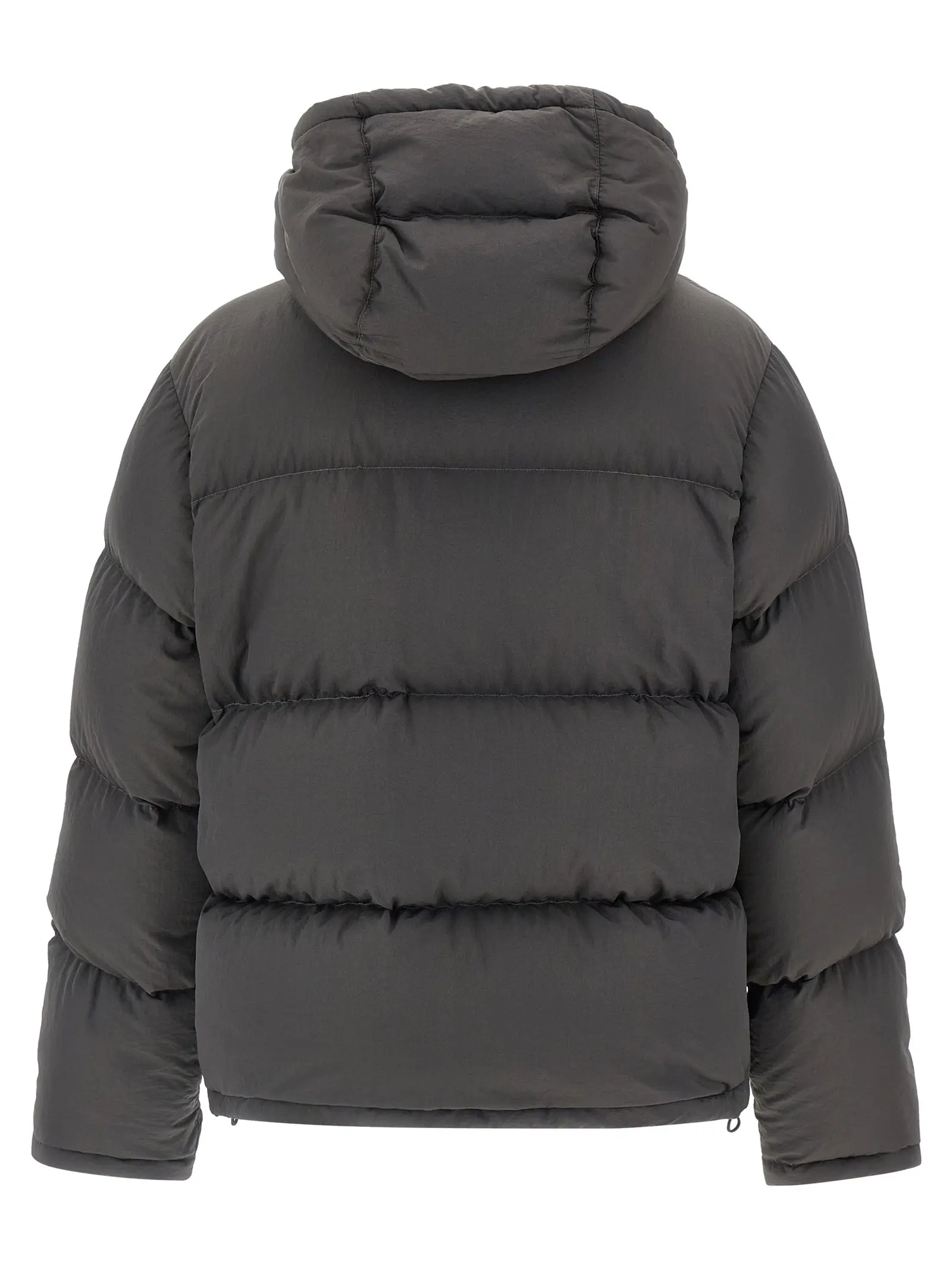 Куртка пухова Logo Patch Dolce Gabbana Сіра 3 Logo patch down jacket Man DOLCE & GABBANA Gray