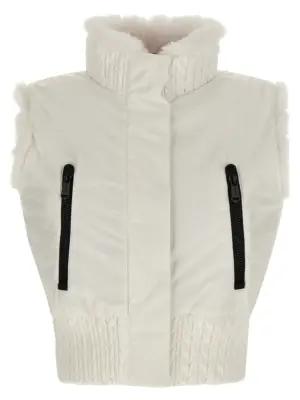 'Dahlia' reversible vest GB006812548000 GOLDBERGH White