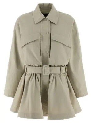 Belted dress GIOVANNI BEDIN Beige