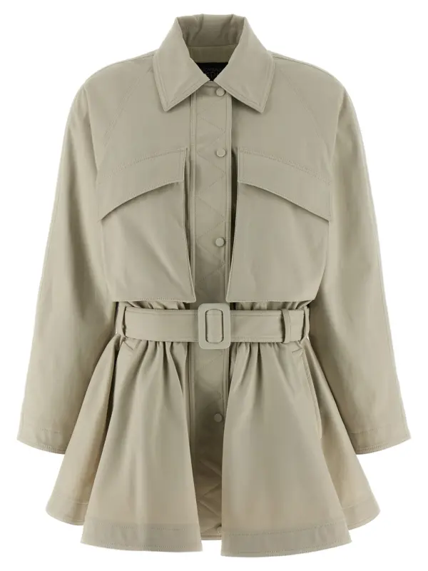 Belted dress GIOVANNI BEDIN Beige