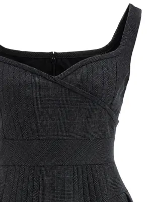 Pleated dress Woman GIOVANNI BEDIN Gray