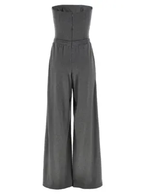 Jumpsuit with corset GBFW2580GRIGIOCHIARO GIOVANNI BEDIN Gray