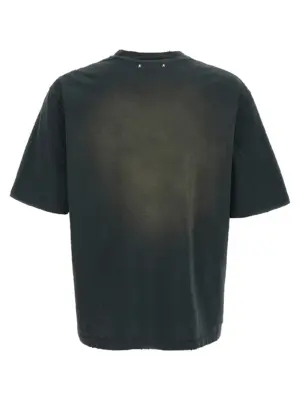 Used dyed cotton t-shirt GUP01873P0023629049890498 GOLDEN GOOSE Black