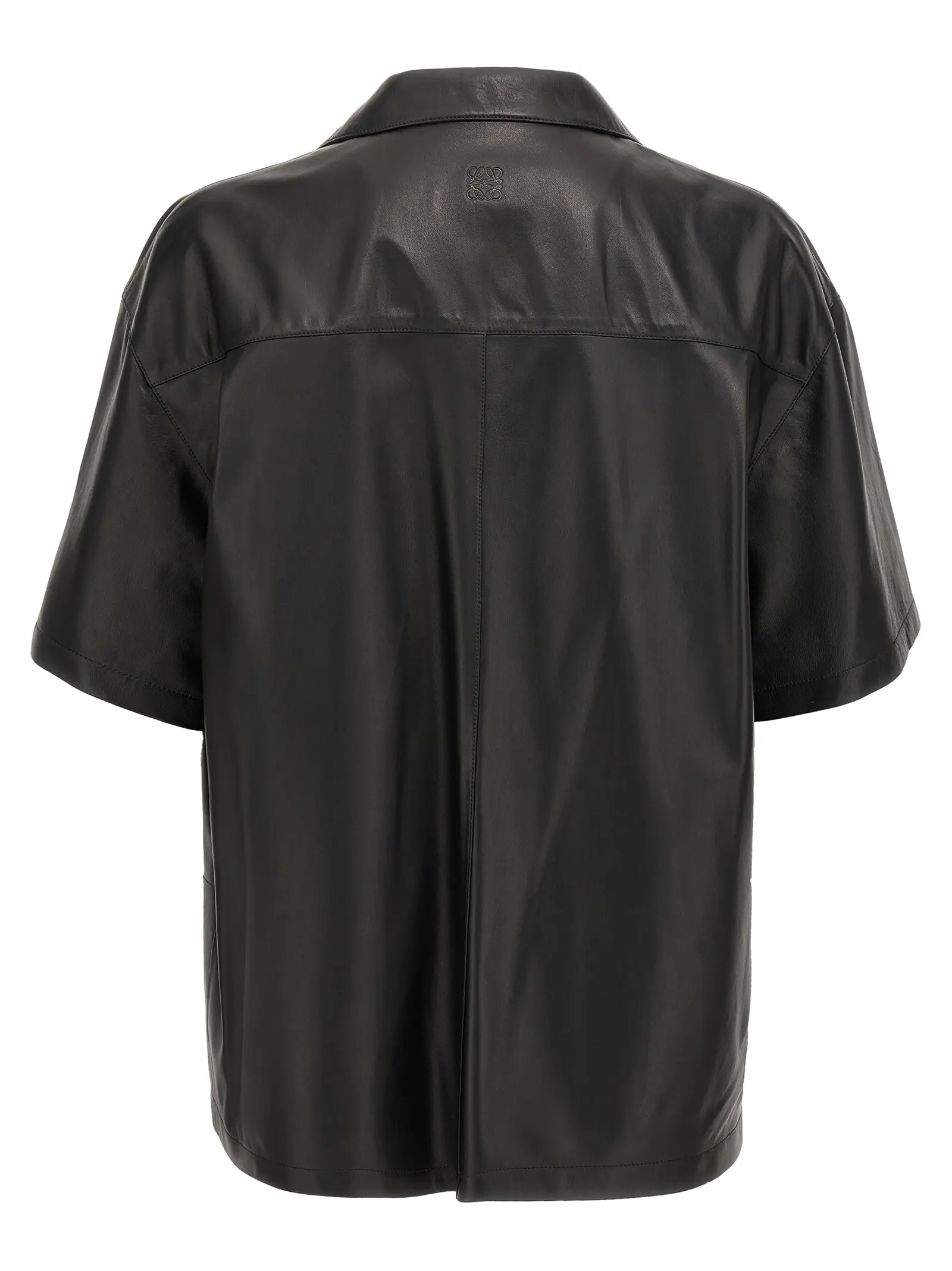 Сорочка шкіряна Nappa Loewe Чорна 2 Nappa leather shirt H526Y31L491100 LOEWE Black