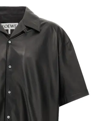 Nappa leather shirt Man LOEWE Black
