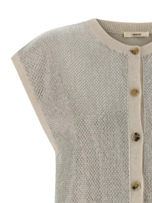 'Kirby' vest Woman HAIKURE Beige