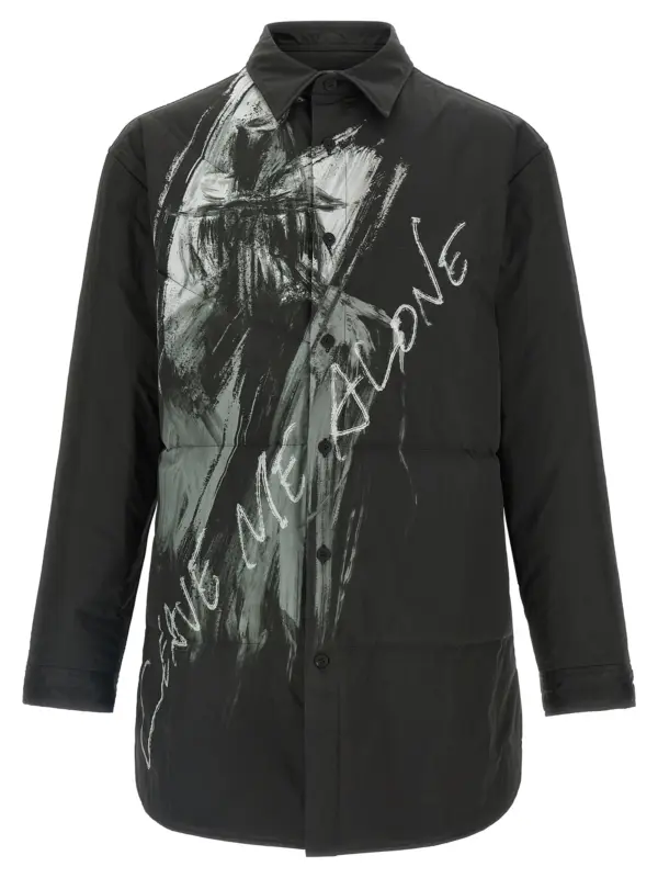 Padded overshirt YOHJI YAMAMOTO Black