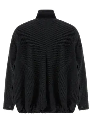 'Monthly Colors: September' jacket HP58JC09115 HOMME PLISSE' ISSEY MIYAKE Black