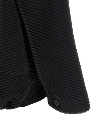 'Monthly Colors: September' jacket 100% polyester HOMME PLISSE' ISSEY MIYAKE Black