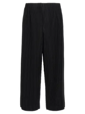 'Monthly Colors: September' pants HOMME PLISSE' ISSEY MIYAKE Black