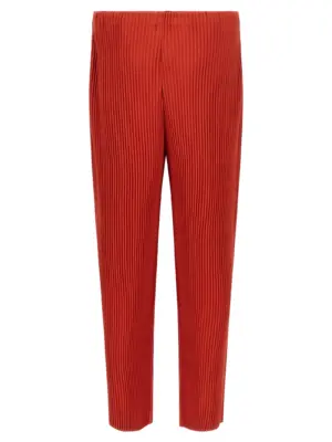 'Monthly Colors: September' pants HP58JF09425 HOMME PLISSE' ISSEY MIYAKE Red