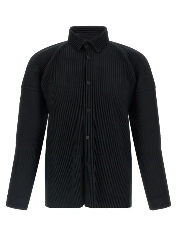'Monthly Colors: October' shirt HOMME PLISSE' ISSEY MIYAKE Black