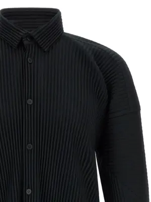 'Monthly Colors: October' shirt Man HOMME PLISSE' ISSEY MIYAKE Black