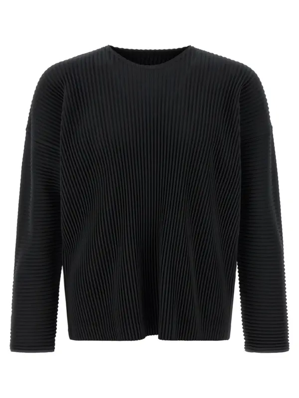 'Monthly Colors: September' sweater HOMME PLISSE' ISSEY MIYAKE Black
