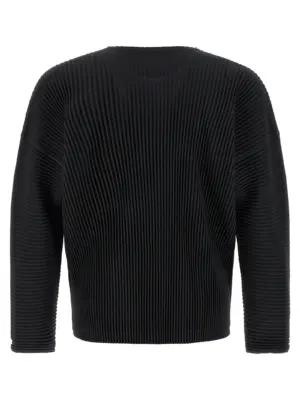 'Monthly Colors: September' sweater HP58JK09315 HOMME PLISSE' ISSEY MIYAKE Black