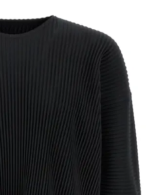 'Monthly Colors: September' sweater Man HOMME PLISSE' ISSEY MIYAKE Black