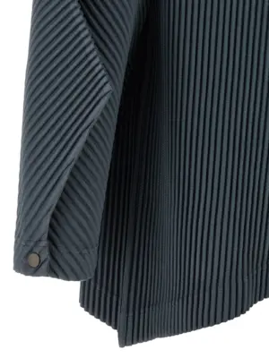 'Angular Stone' sweater 100% polyester HOMME PLISSE' ISSEY MIYAKE Gray