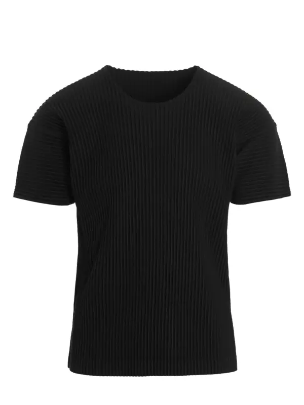 'Basics' T-shirt HOMME PLISSE' ISSEY MIYAKE Black