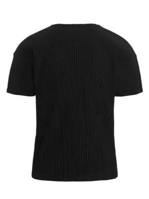 'Basics' T-shirt HP59JK52015 HOMME PLISSE' ISSEY MIYAKE Black