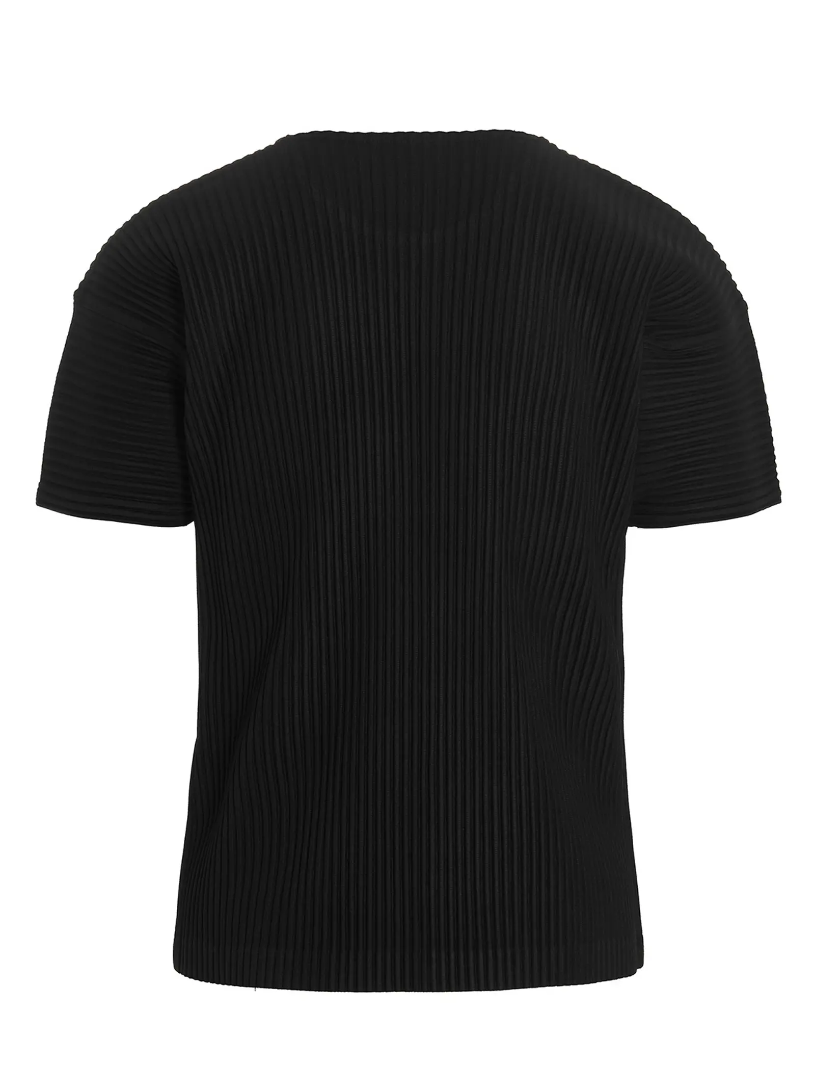 Футболка Basics Homme Plisse Issey Miyake Чорна 2 'Basics' T-shirt HP59JK52015 HOMME PLISSE' ISSEY MIYAKE Black