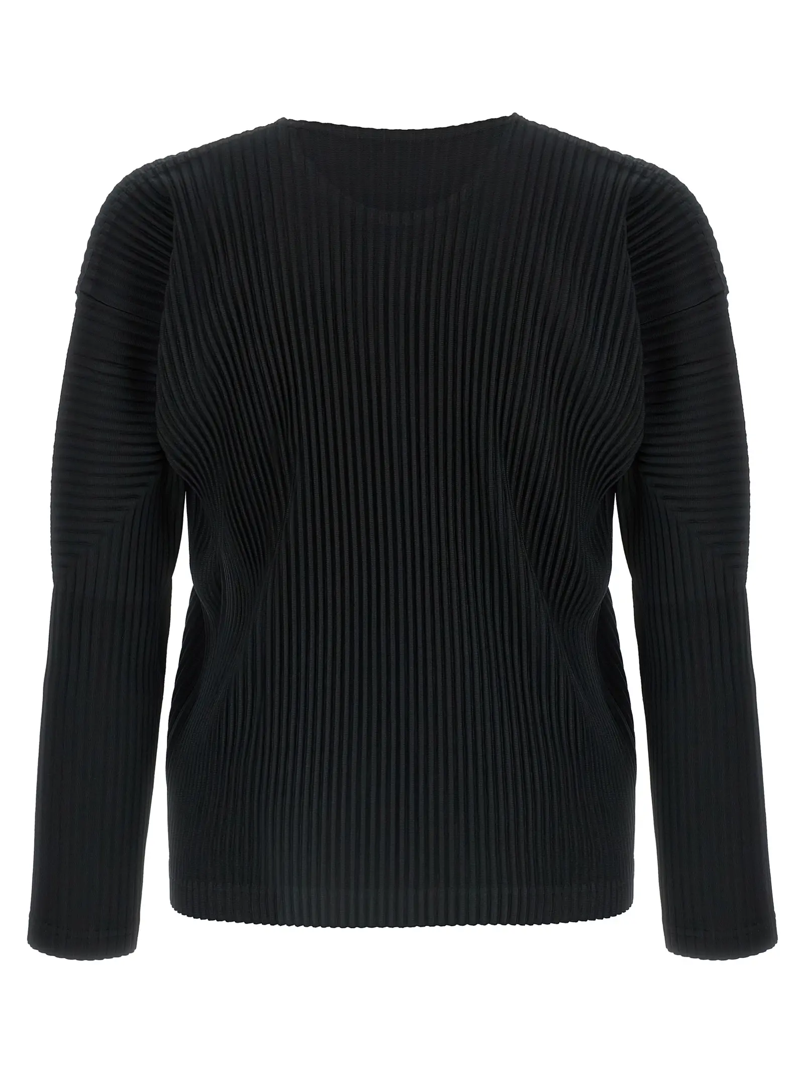 Футболка Basics Homme Plisse Issey Miyake Чорна 2 'Basics' T-shirt HP59JK52115 HOMME PLISSE' ISSEY MIYAKE Black