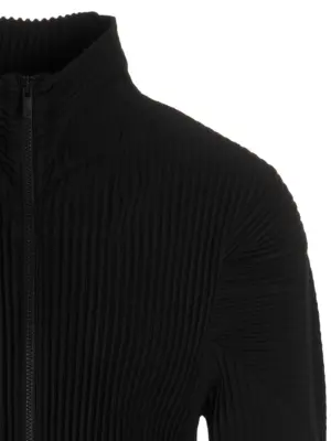 'Basics' cardigan Man HOMME PLISSE' ISSEY MIYAKE Black