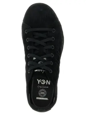 Y-3 x NBHD capsule 'Nizzastar LO' sneakers 100% calfskin leather (Bos Taurus) Y-3 Black