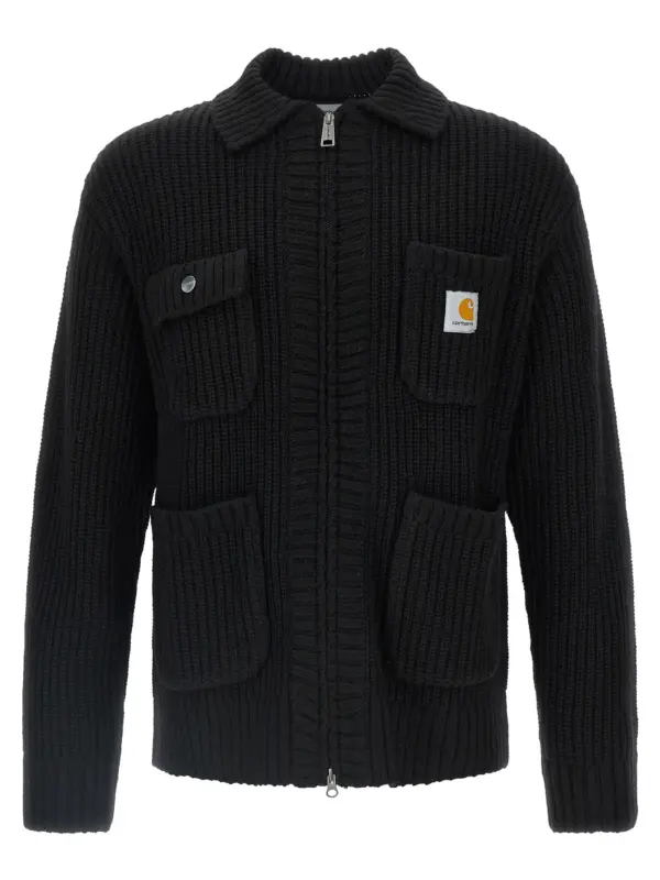 'Chore Knit Jacket' cardigan CARHARTT WIP Black